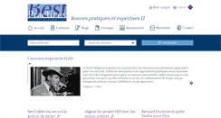 Desktop Screenshot of bestpractices-si.fr