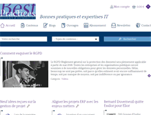 Tablet Screenshot of bestpractices-si.fr